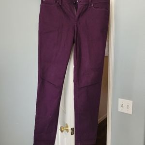 Purple color jeans